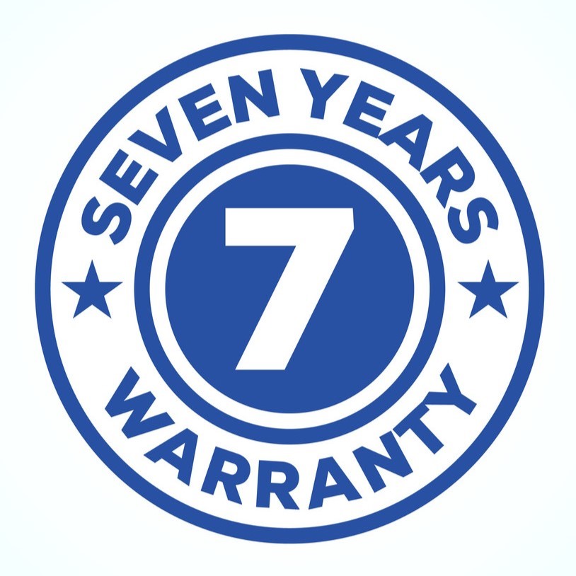 7-Year Warranty Logo